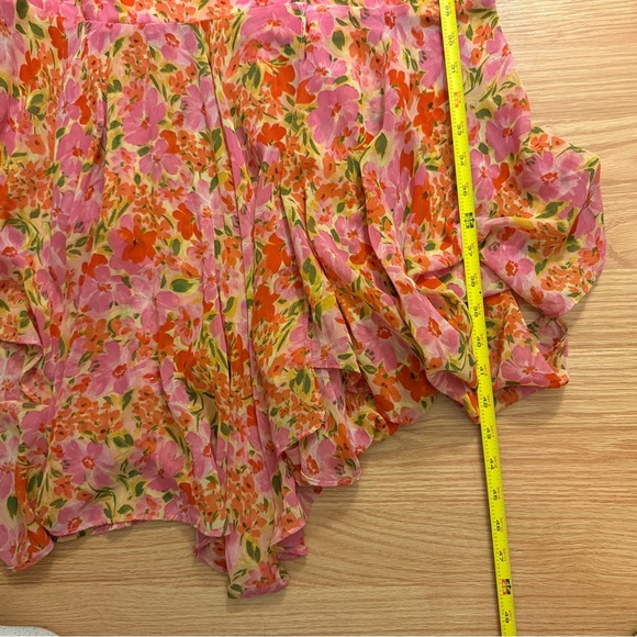 Pink Floral Astr The Label Midi Dress Sz Small - Picture 6 of 7